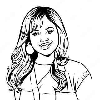 Selena Quintanilla Coloring Page 9006-7357