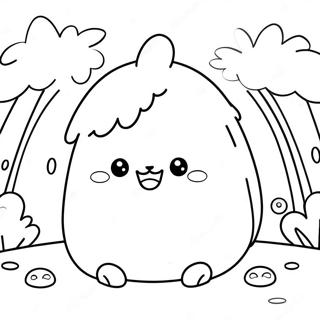 Sumikko Gurashi Coloring Page 9016-7368