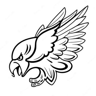 Philadelphia Eagles Logo Coloring Page 901-719