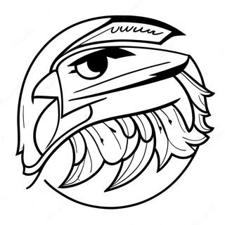 Philadelphia Eagles Logo Coloring Page 901-720