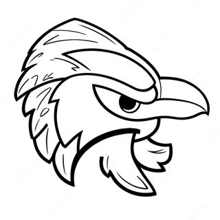 Philadelphia Eagles Mascot Coloring Page 902-721