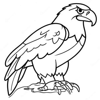 Philadelphia Eagles Mascot Coloring Page 902-722