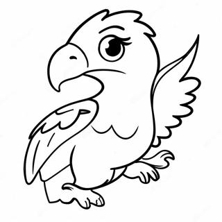 Philadelphia Eagles Mascot Coloring Page 902-724