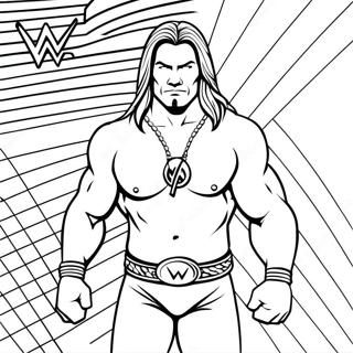 3d Wwe Coloring Page 9036-7382