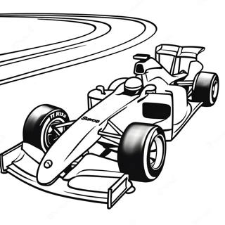 Formula 1 Race Car Coloring Page 9056-7400