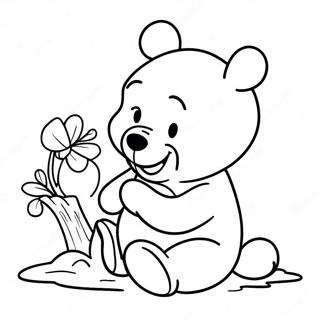 Baby Winnie The Pooh Coloring Page 9076-7416