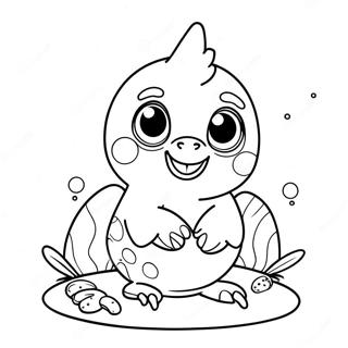 Hatchimal Coloring Pages