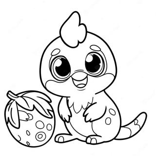 Hatchimal Coloring Page 9086-7423