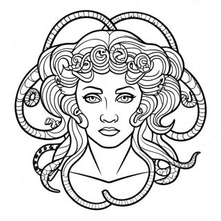 Medusa Coloring Page 9096-7430