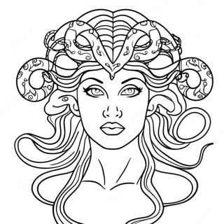 Medusa Coloring Page 9096-7431