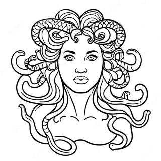 Medusa Coloring Page 9096-7432