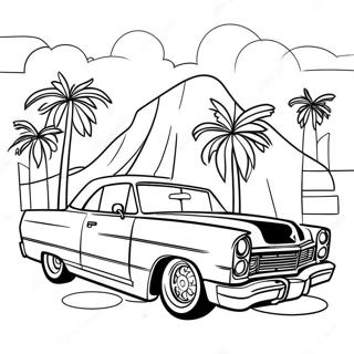 Low Rider Coloring Page 9126-7455