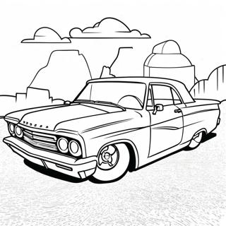 Low Rider Coloring Page 9126-7456