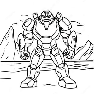 Pacific Rim Coloring Page 9166-7488