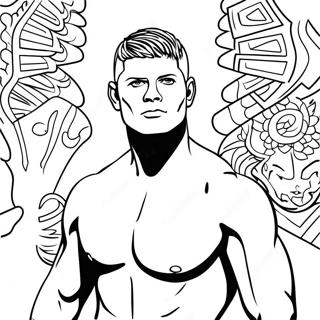 Cody Rhodes Coloring Pages