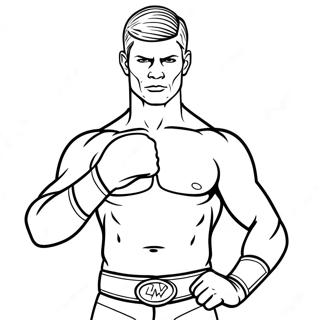 Cody Rhodes Wwe Coloring Page 9176-7494