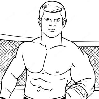 Cody Rhodes In Action Coloring Page 9177-7497