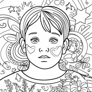 Autism Awareness Coloring Page 9186-7503