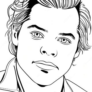 Harry Styles Coloring Page 9196-7510