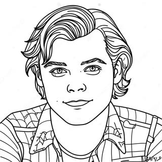 Harry Styles Coloring Page 9196-7512