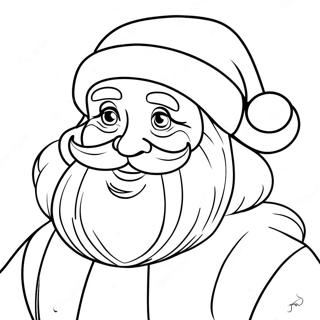 Santa Coloring Page 91-74