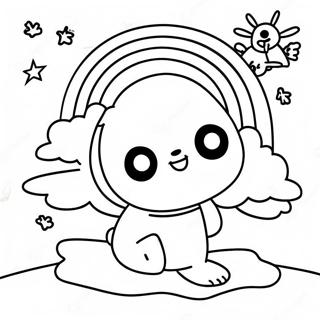 Rainbow Friends Yellow Coloring Page 9206-7518