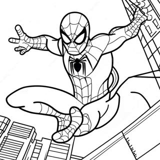 Spider Man Coloring Page 9216-7527