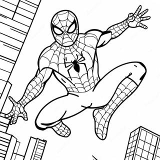 Spider Man Coloring Page 9216-7528