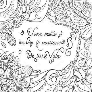 Inspirational Quote Coloring Page 9226-7535