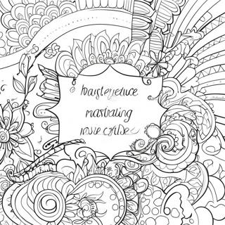 Motivational Quote Coloring Page 9227-7537