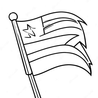 Colorful Puerto Rican Flag Coloring Page 9277-7580