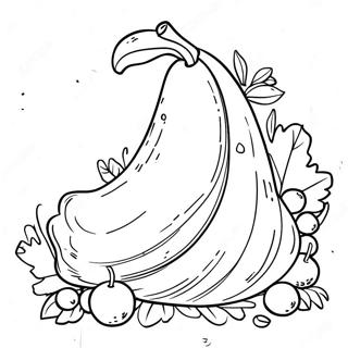 Cornucopia Coloring Page 9296-7591