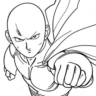 One Punch Man Coloring Page 9306-7598