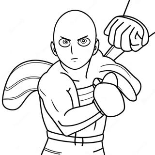 One Punch Man Coloring Page 9306-7600