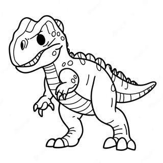 Realistic T Rex Coloring Page 931-743