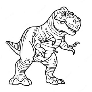 Realistic T Rex Coloring Page 931-744