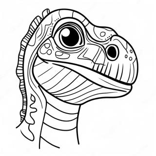 Detailed Velociraptor Coloring Page 932-746