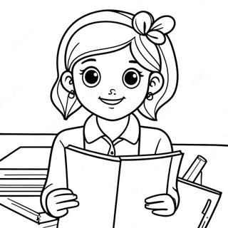 Dork Diaries Coloring Page 9466-7723