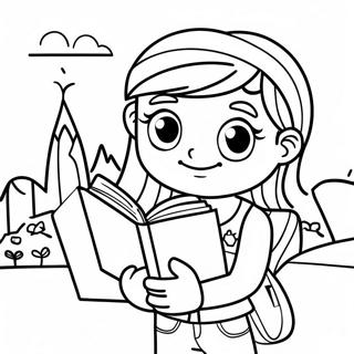 Dork Diaries Fun Adventure Coloring Page 9467-7725