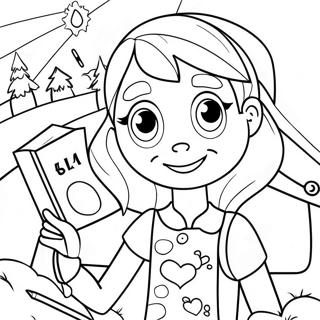 Dork Diaries Fun Adventure Coloring Page 9467-7726