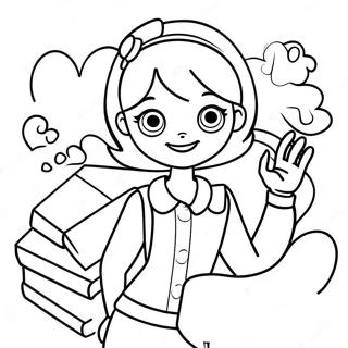 Dork Diaries Fun Adventure Coloring Page 9467-7727