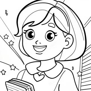 Dork Diaries Fun Adventure Coloring Page 9467-7728