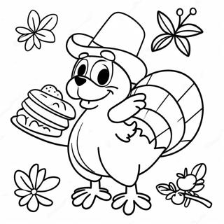 Bluey Thanksgiving Coloring Page 9476-7731