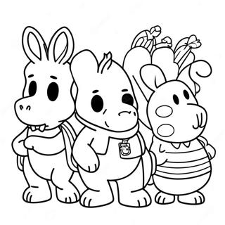 Arthur And Friends Adventure Coloring Page 9517-7766