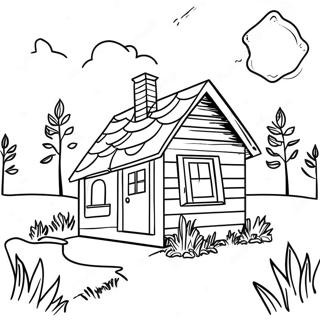 Little House On The Prairie Coloring Page 9526-7770