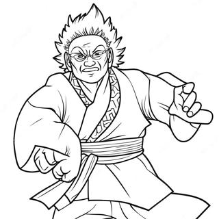 Satoru Gojo In Action Coloring Page 952-761