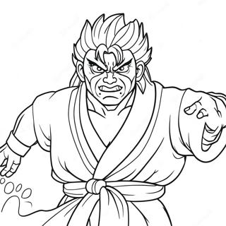 Satoru Gojo In Action Coloring Page 952-763