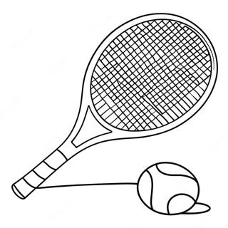 Tennis Coloring Pages