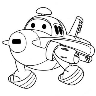 Super Wings Coloring Page 9556-7794