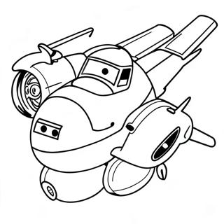 Super Wings Coloring Page 9556-7795